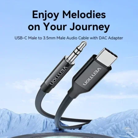 Vention Adaptador USB-C a Jack 3.5mm BIFBF